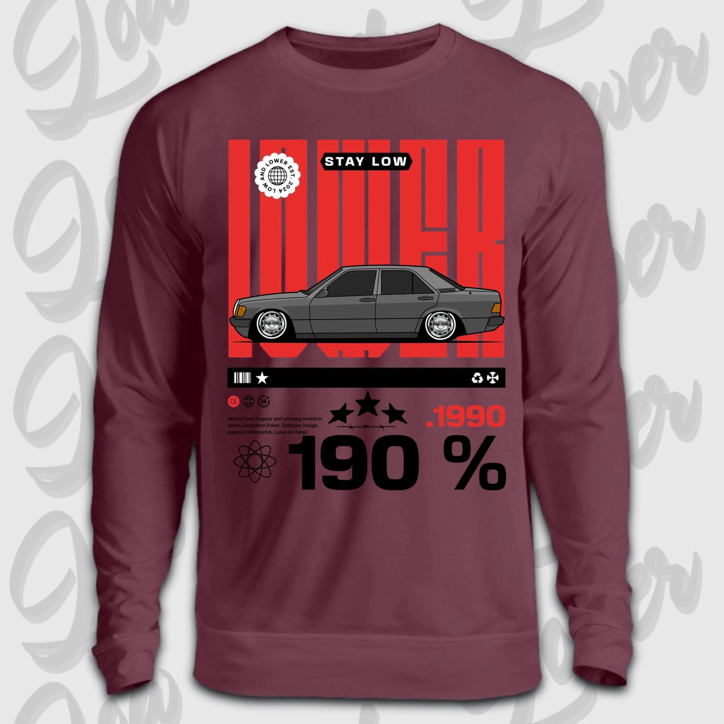 Sweater Burgunds Front