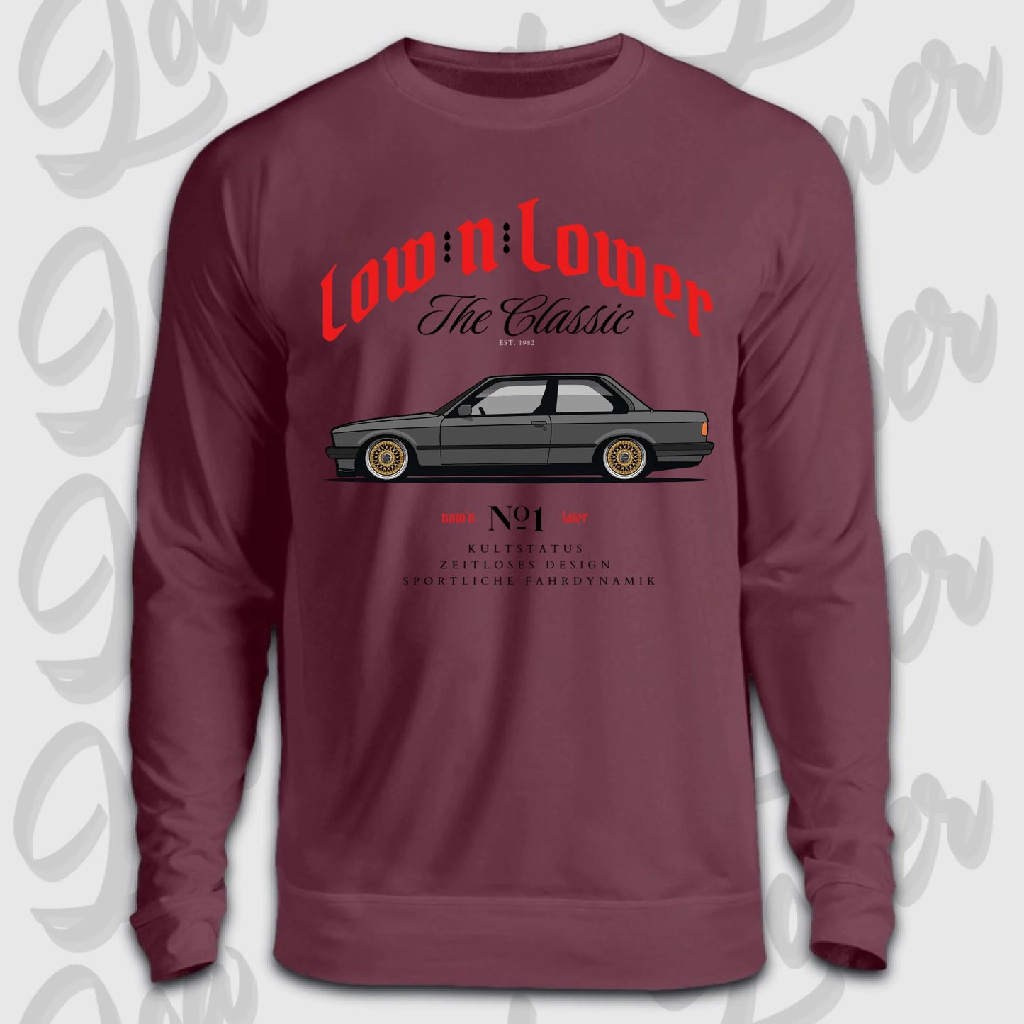 Sweater Burgunds Front
