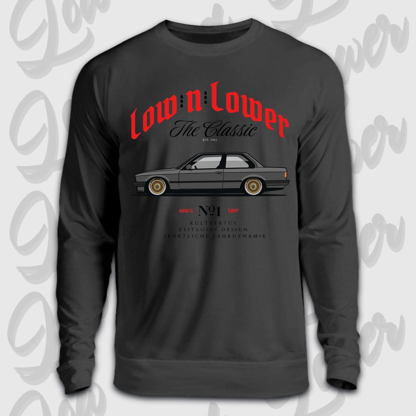 Sweater Front schwarz 