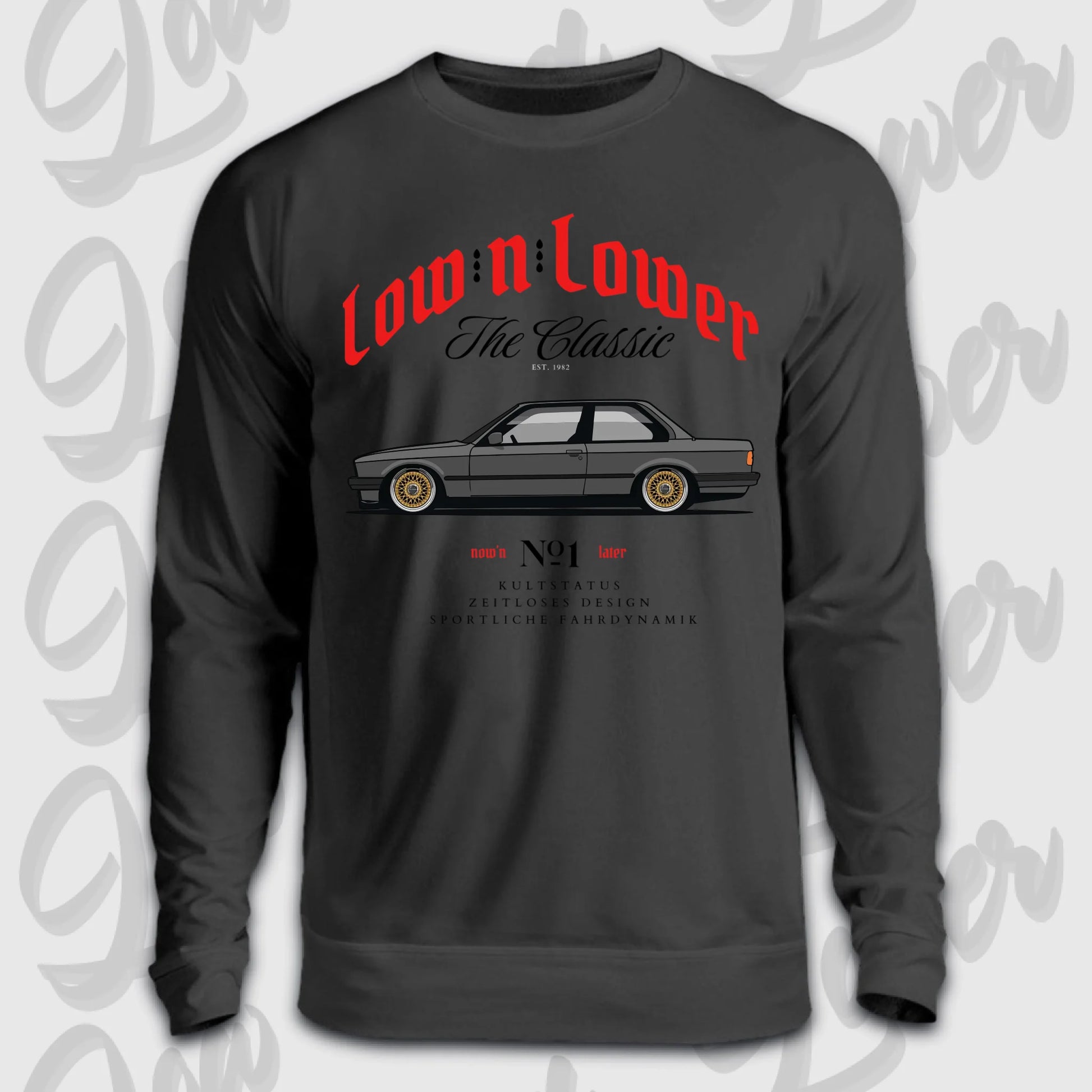 Sweater Front schwarz 