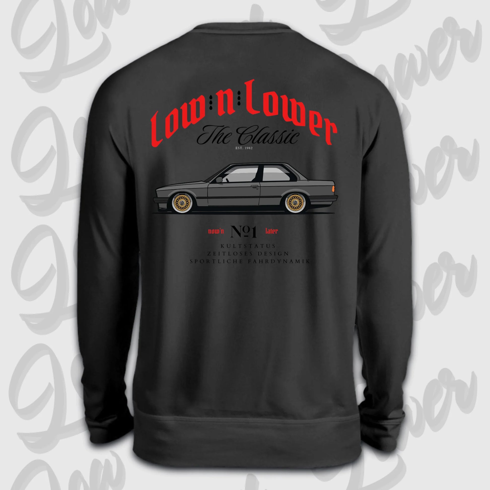 Sweater schwarz back