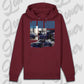 Premium hoodie Burgunds