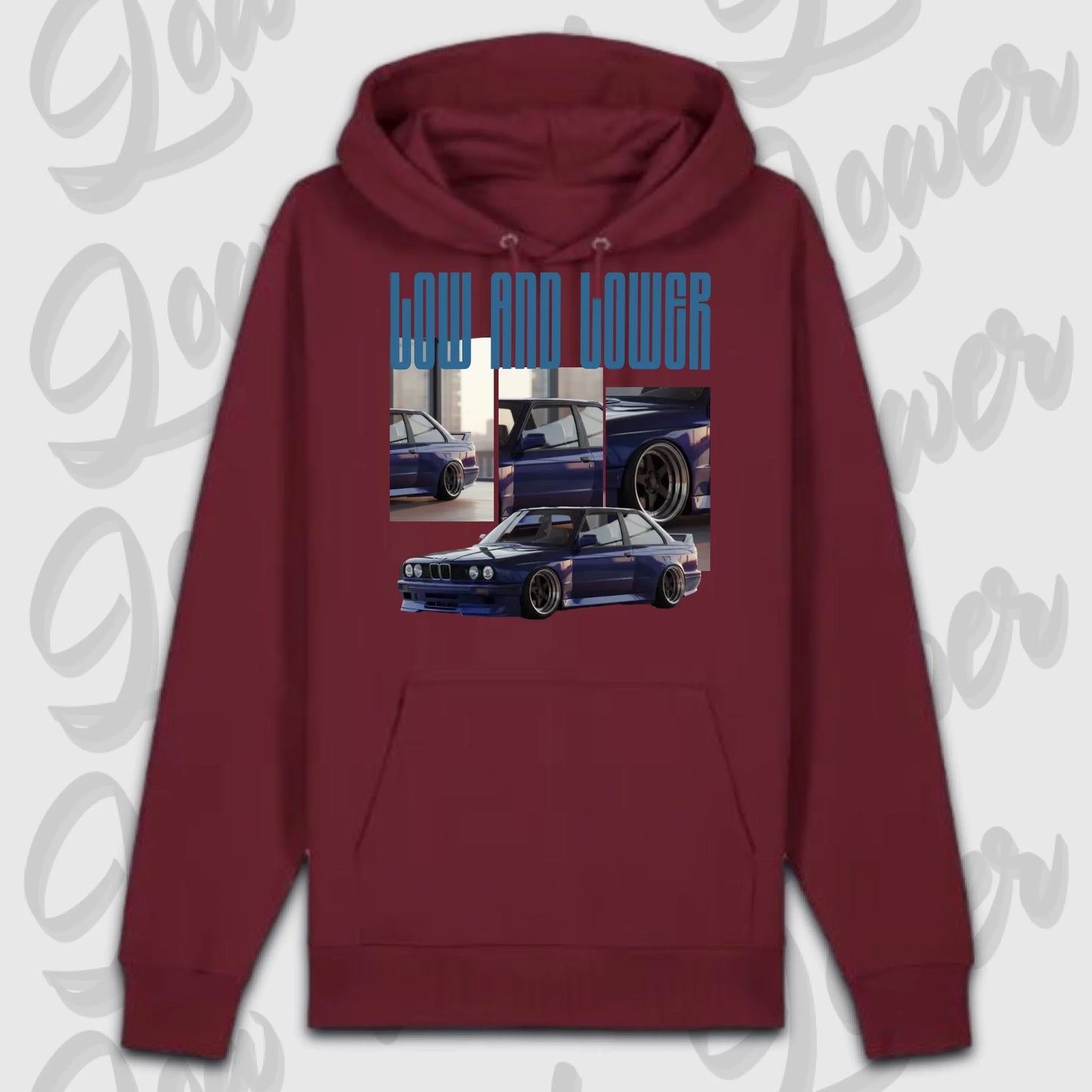 Premium hoodie Burgunds