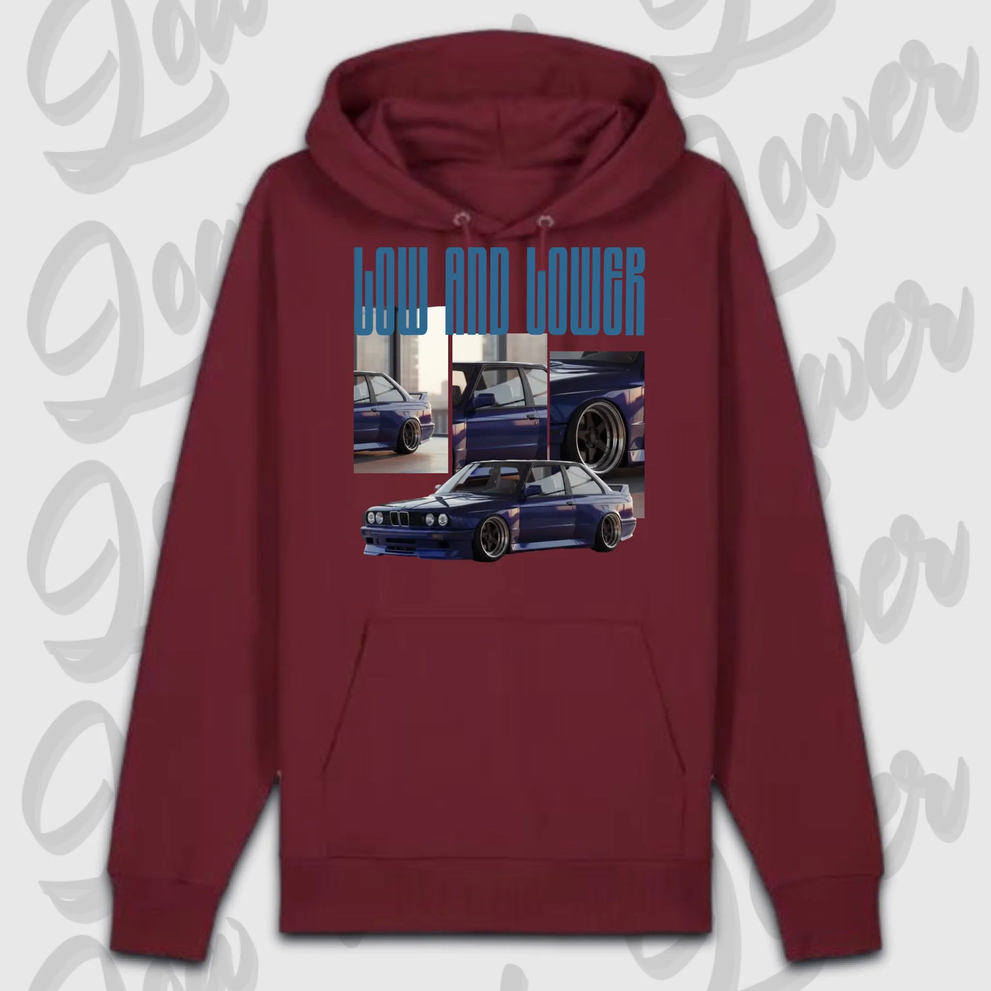 Premium hoodie Burgunds