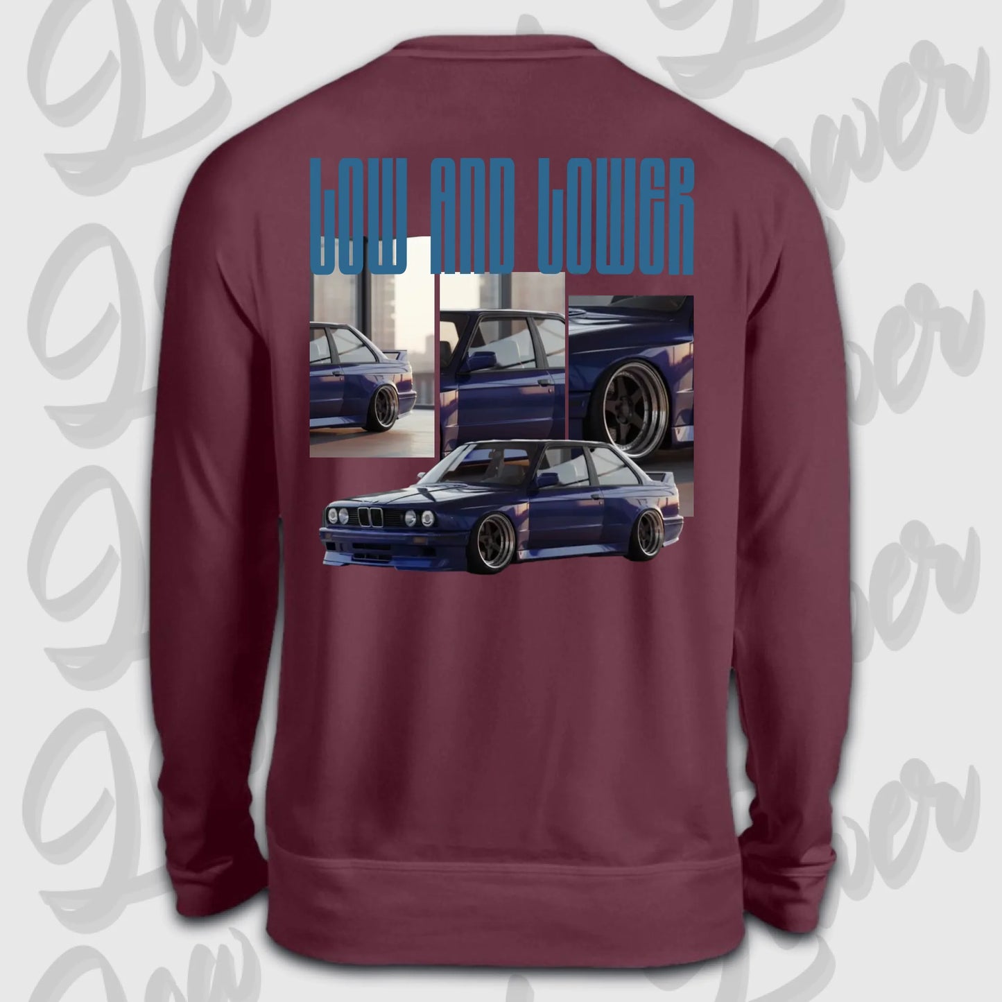 Sweater Burgund back