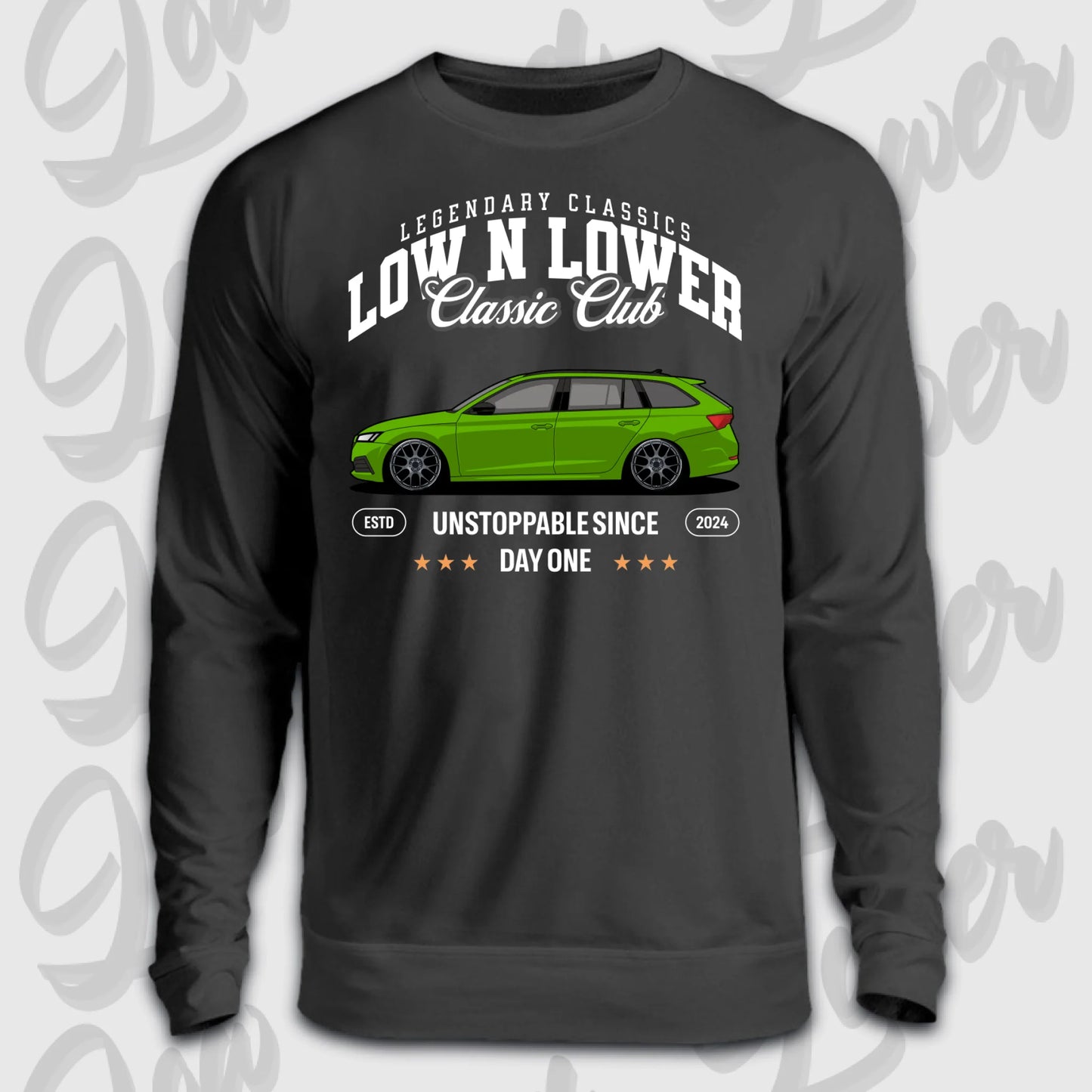 Sweater Front schwarz 