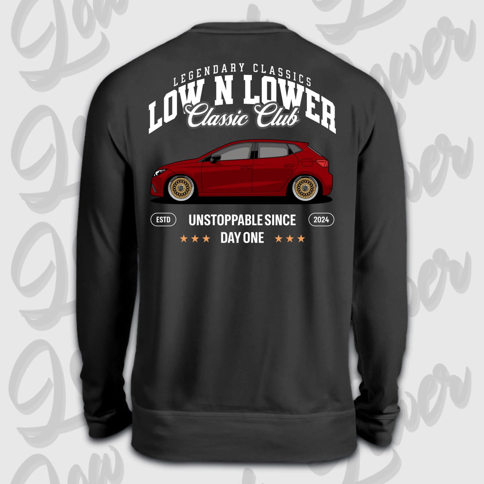 Sweater schwarz back