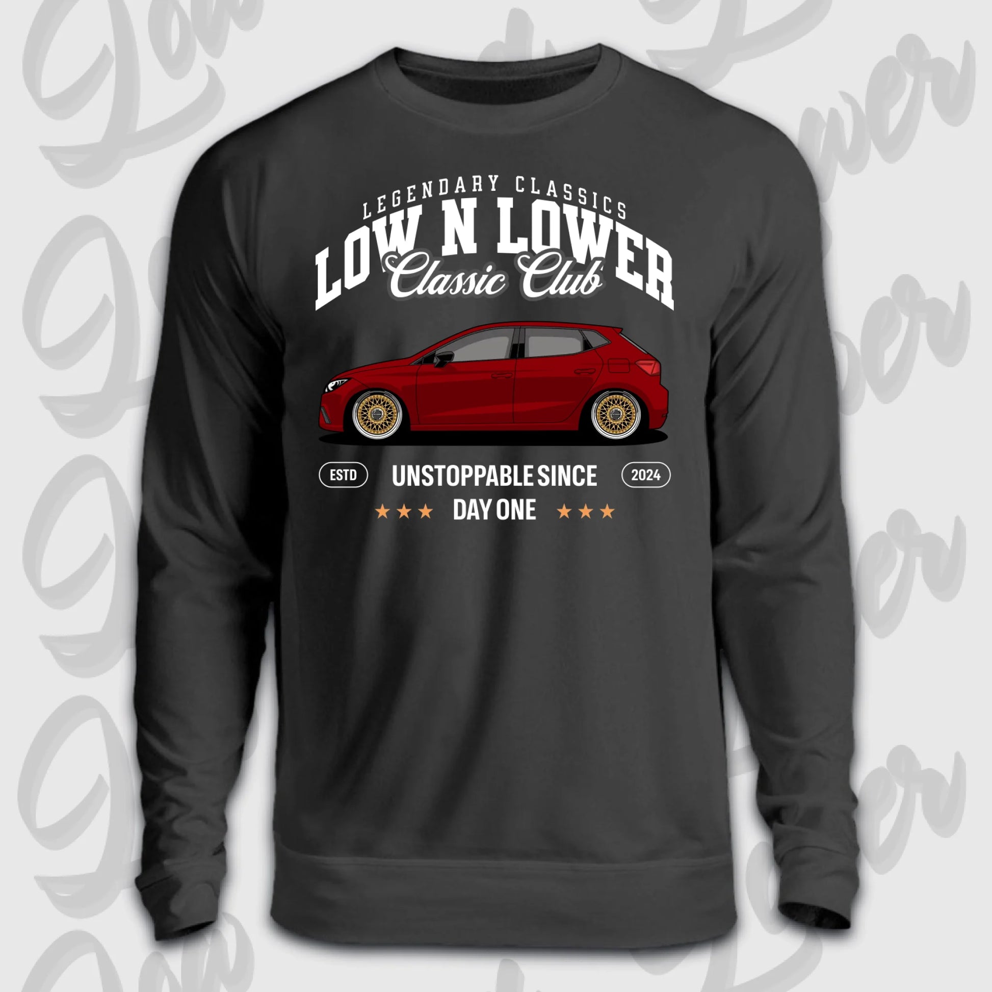 Sweater Front schwarz 