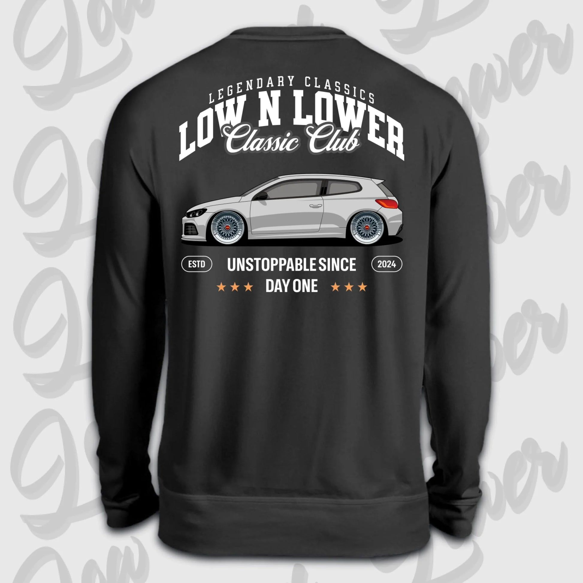 Sweater schwarz back