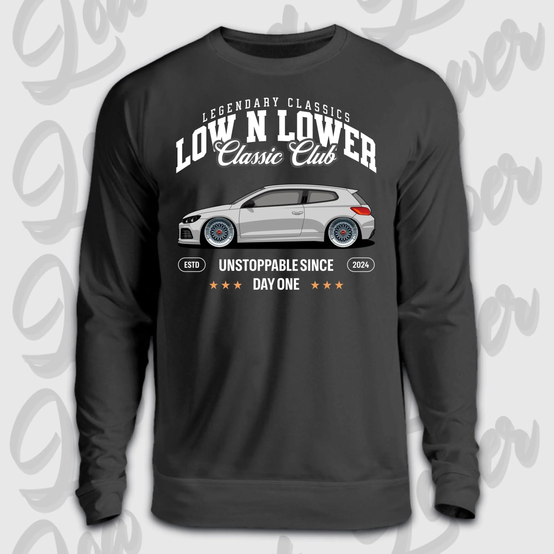 Sweater Front schwarz 