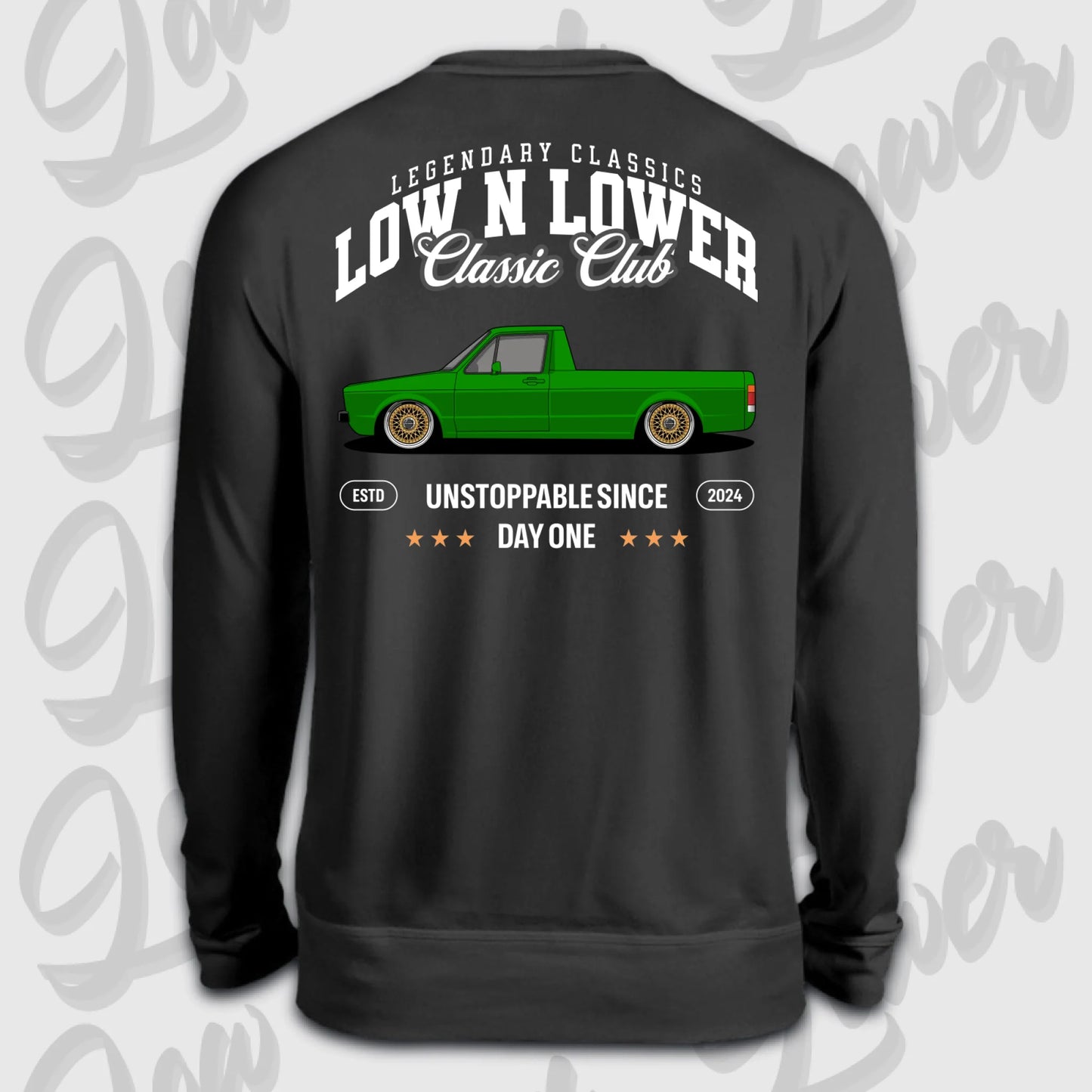 Sweater schwarz back
