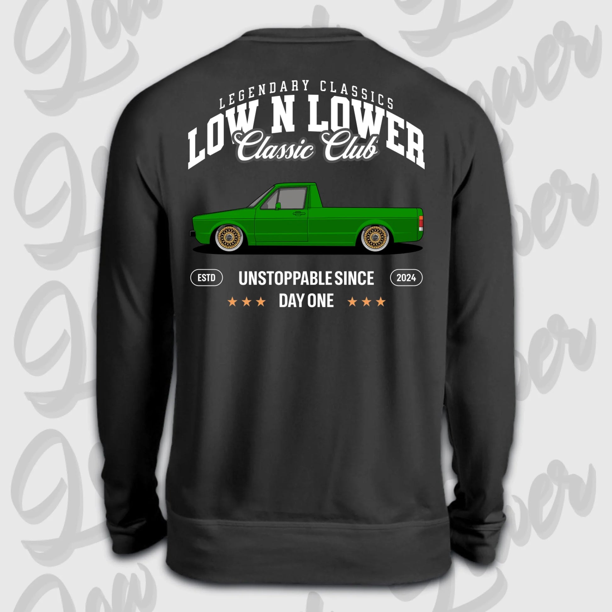 Sweater schwarz back