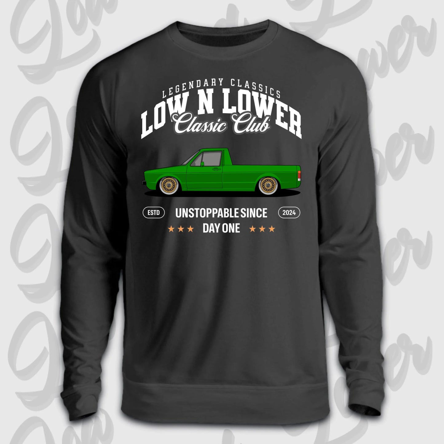 Sweater Front schwarz 