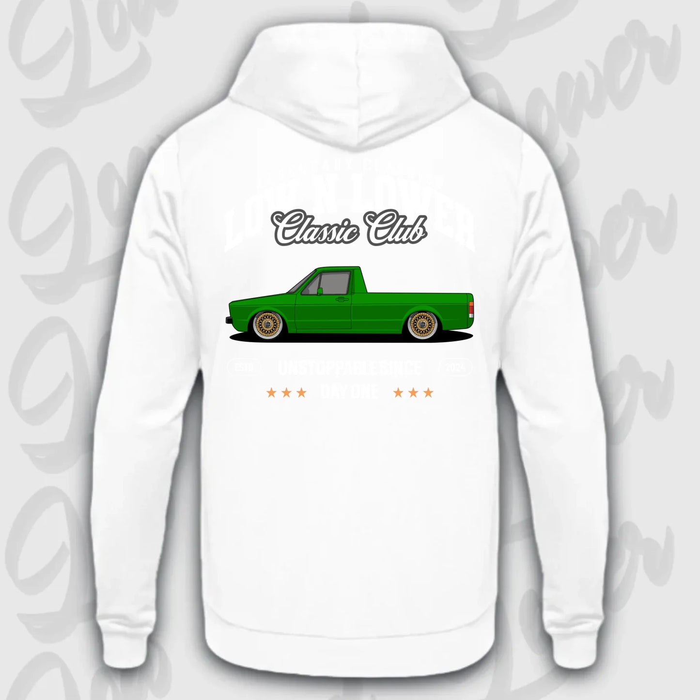 Mockup Stand hoodie teeinblue - Shirt stand 2