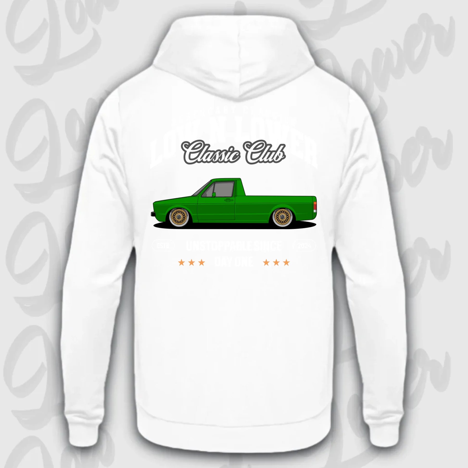 Mockup Stand hoodie teeinblue - Shirt stand 2