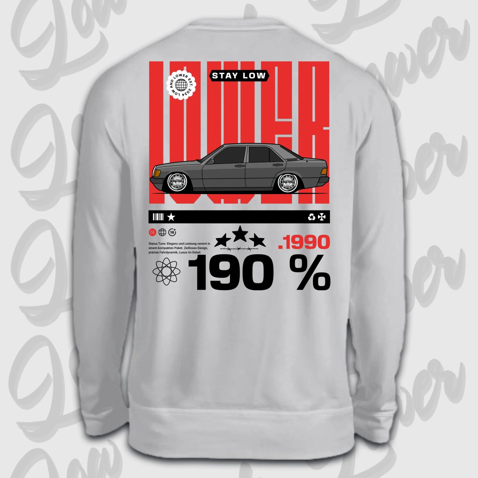 Sweater Grau back 190 E