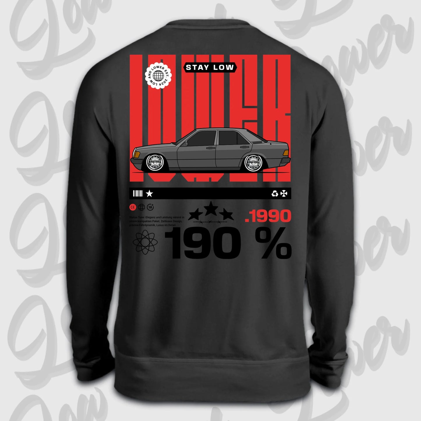 Sweater schwarz back 190 E