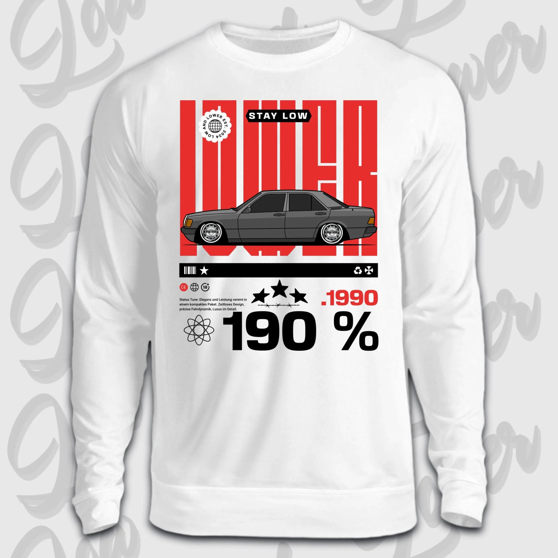 Sweater weiß Front 190 E