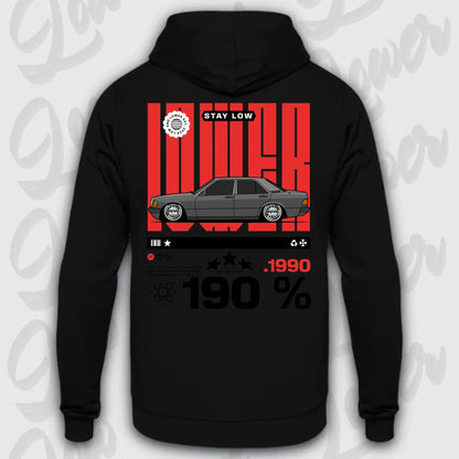 personalisierbarer hoodie 190 E mit eigenem design    