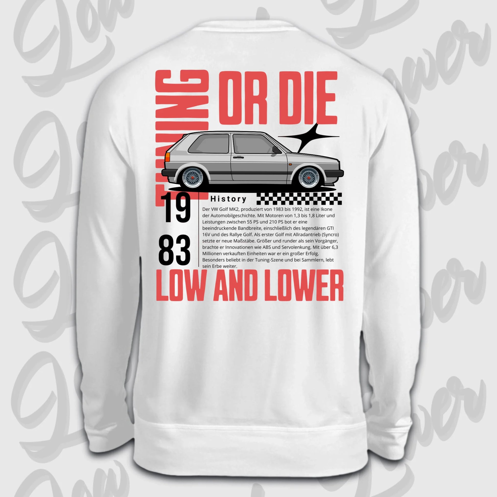 Sweater weiß back golf 2