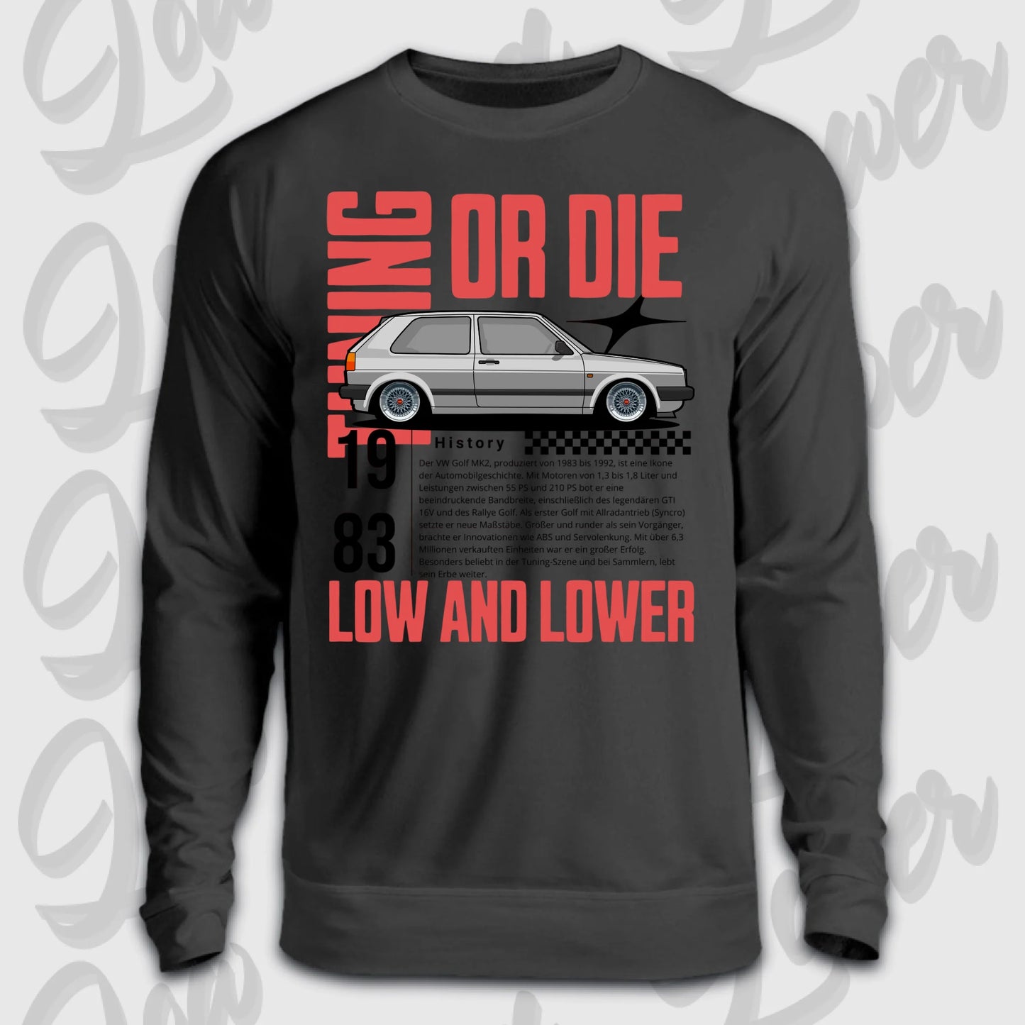 Sweater Front schwarz golf 2