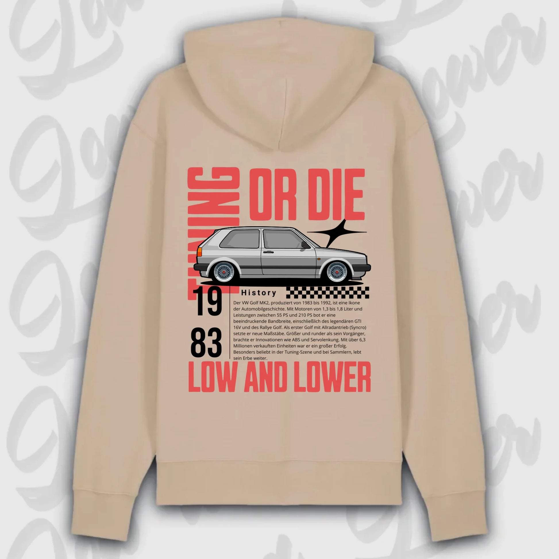 personalisierbarer hoodie Golf 2 mit eigenem design