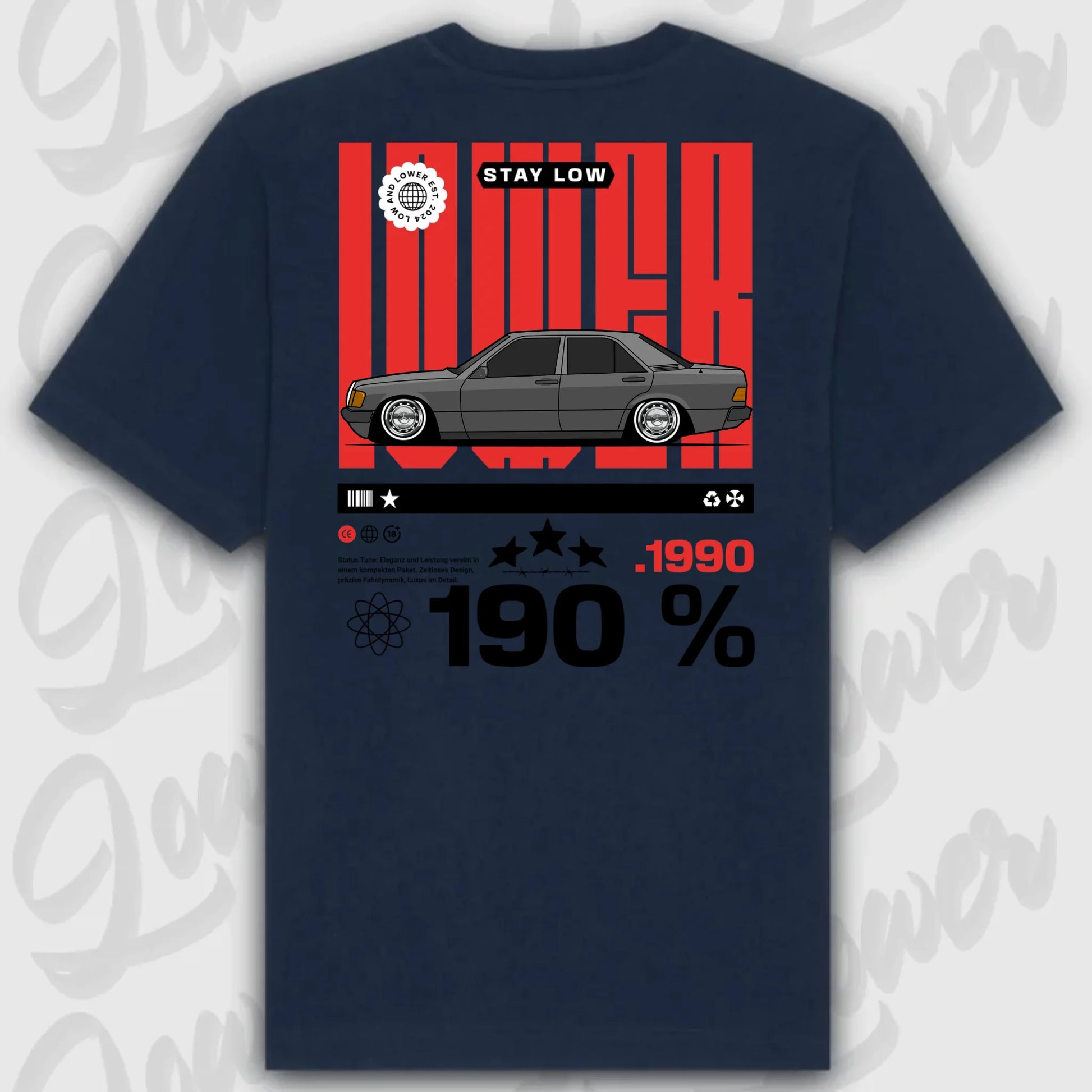 Mockup Stand shirt teeinblue - shirt 5