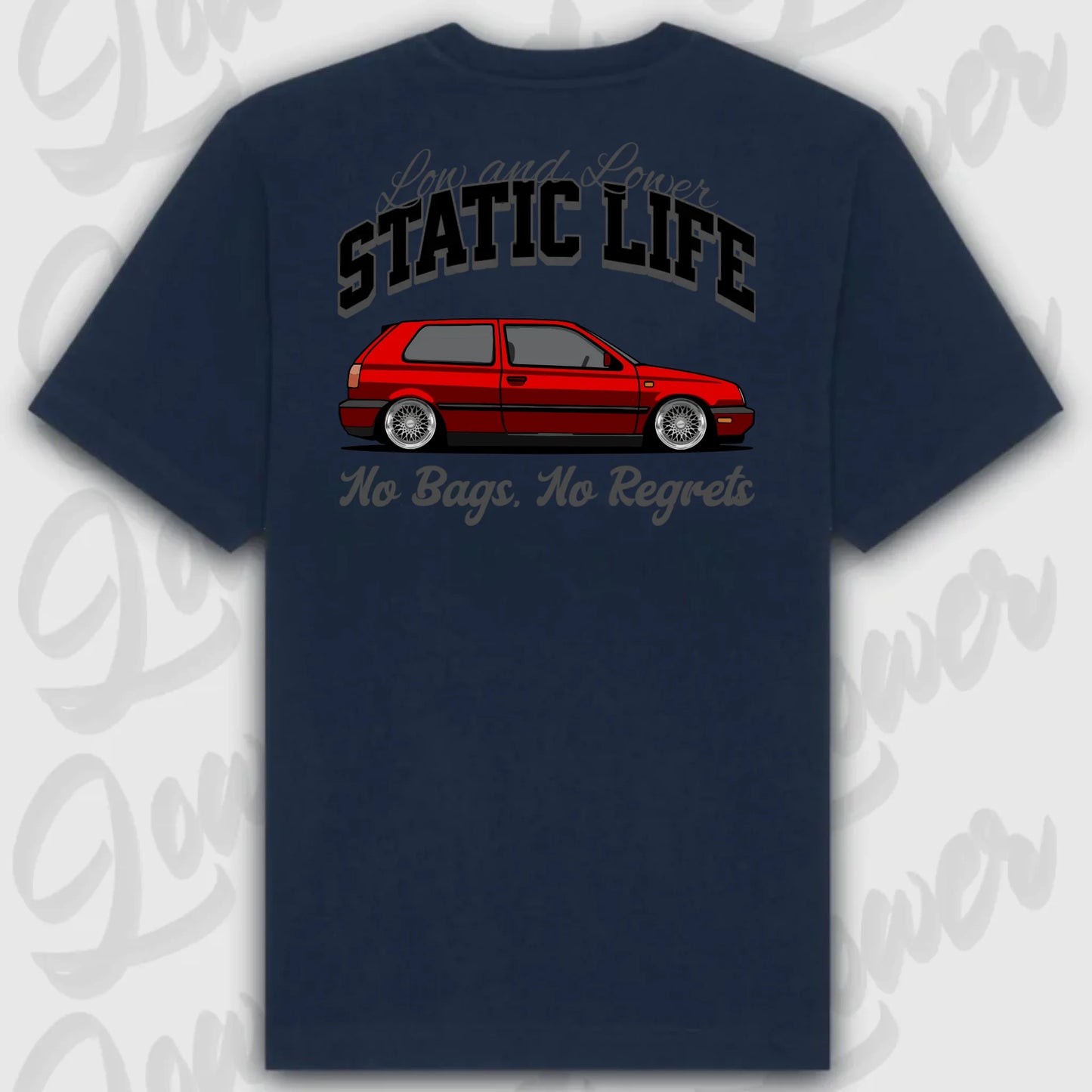 Mockup Stand shirt teeinblue - shirt 5