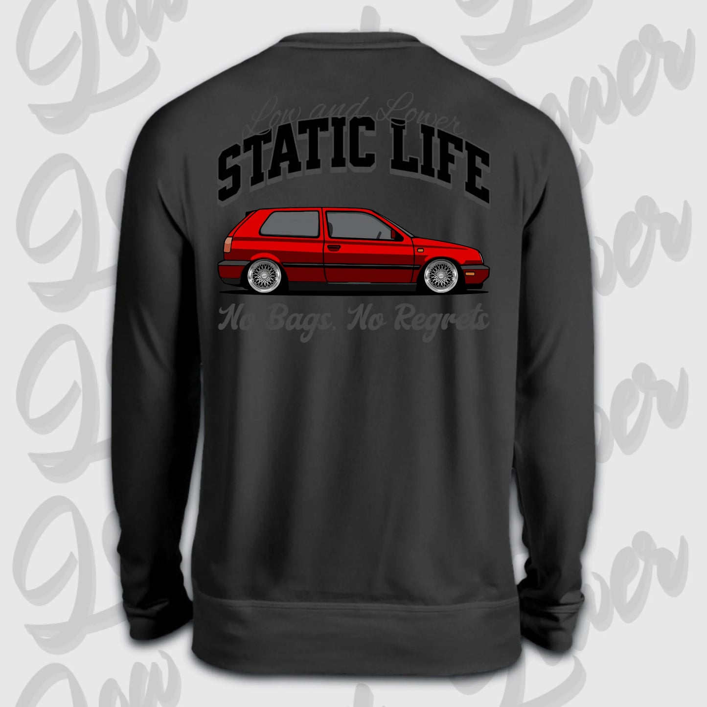 Sweater schwarz back