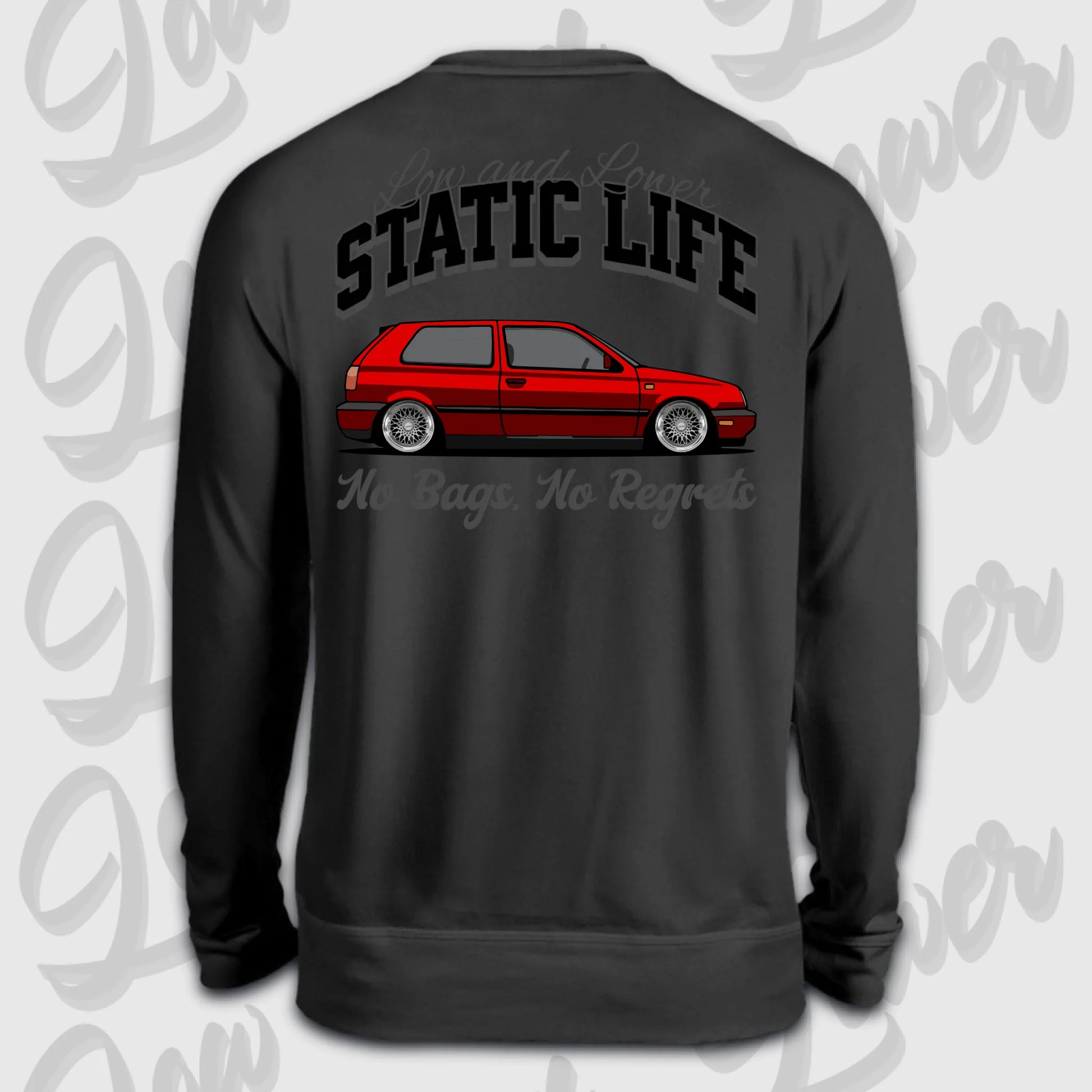 Sweater schwarz back