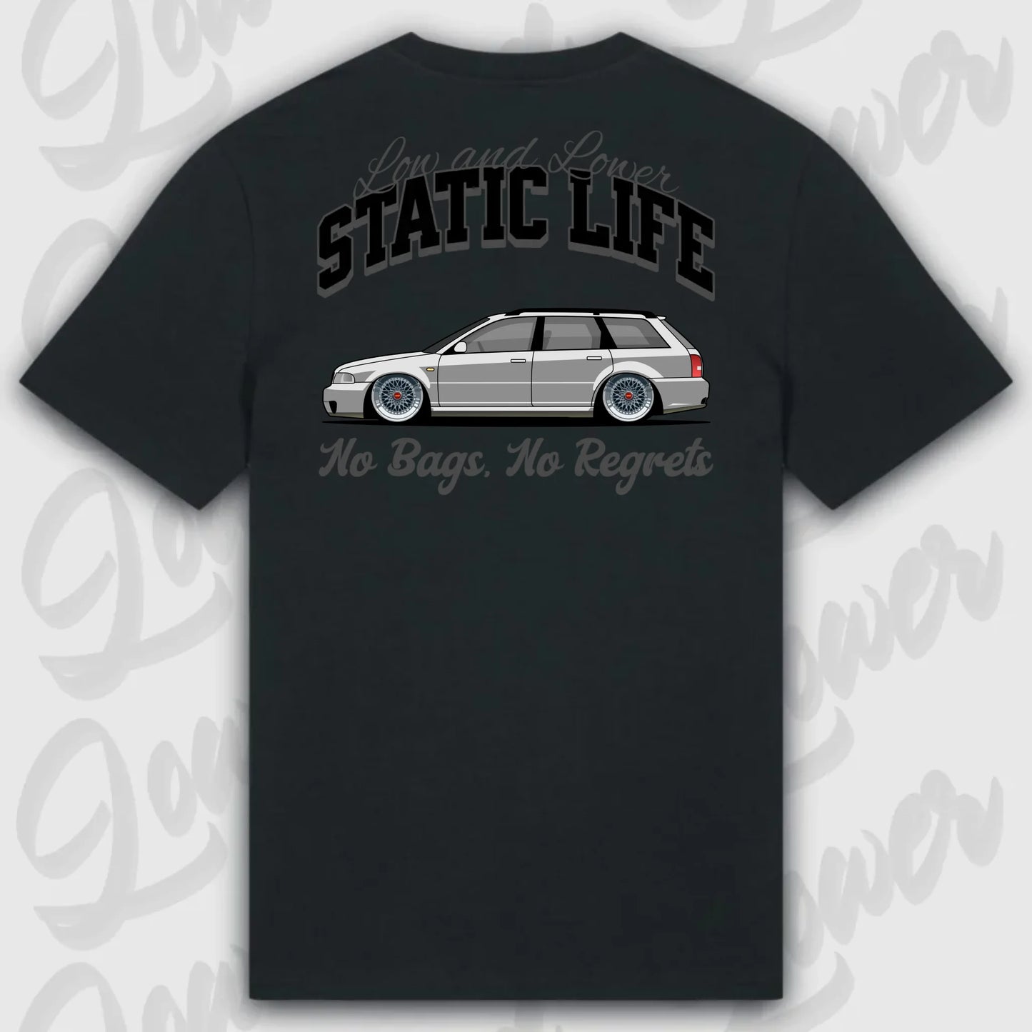 Mockup Stand shirt teeinblue - shirt Over 1