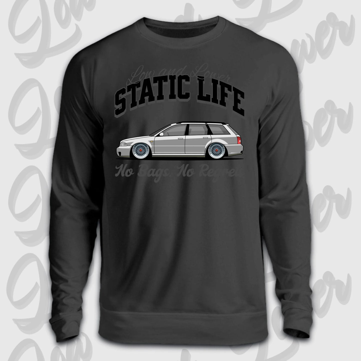 Sweater Front schwarz 