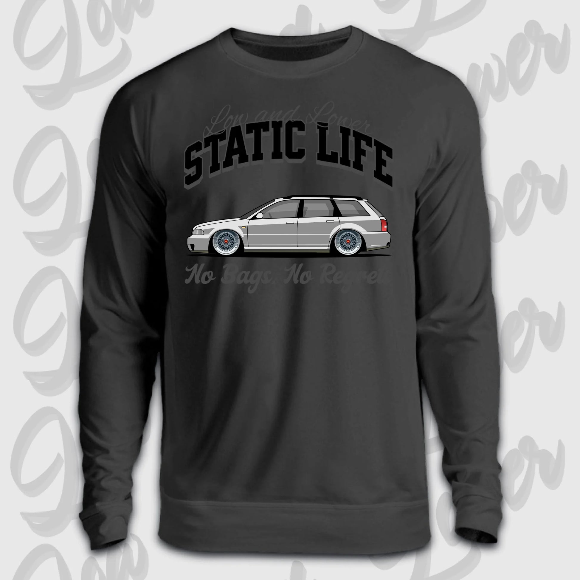 Sweater Front schwarz 