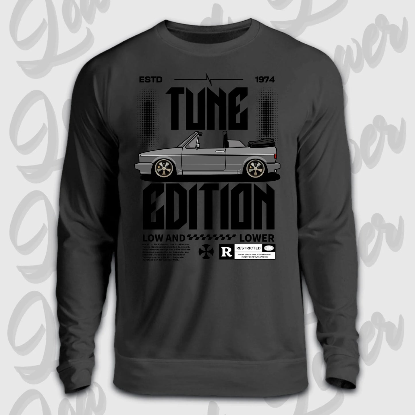 Sweater Front schwarz 