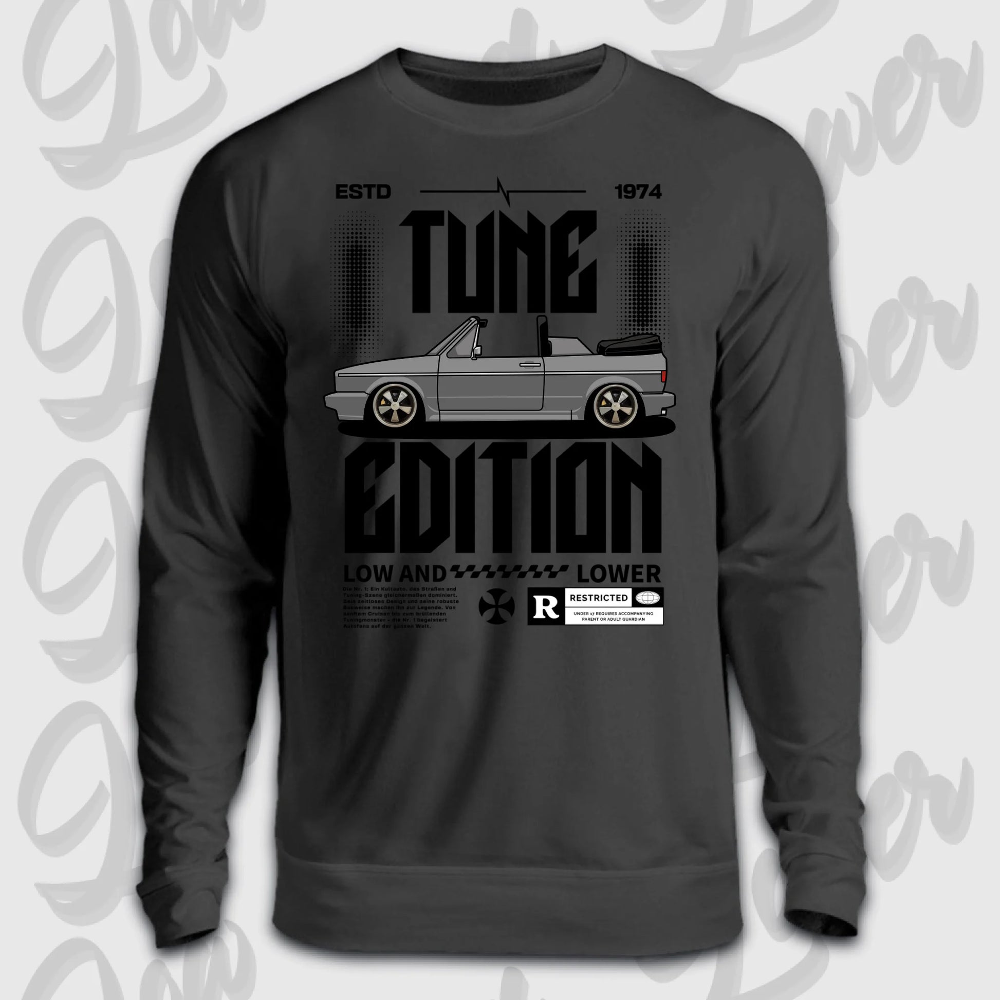 Sweater Front schwarz 