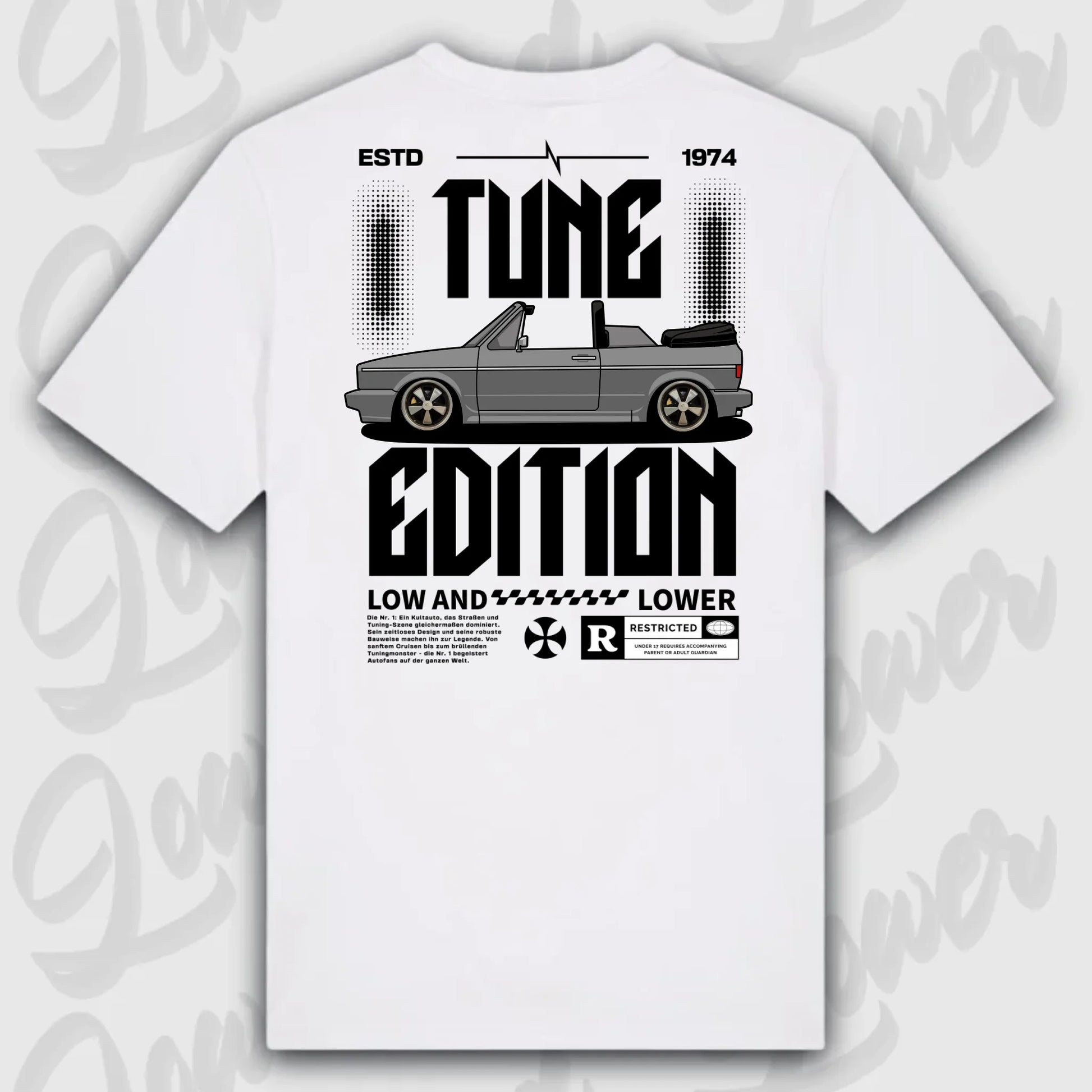 Mockup Stand shirt teeinblue - Shirt 4