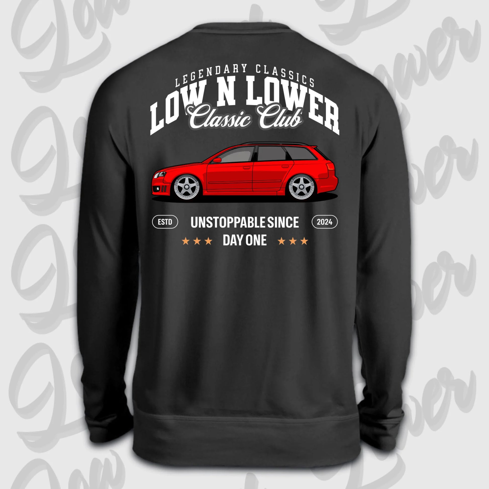 Sweater schwarz back