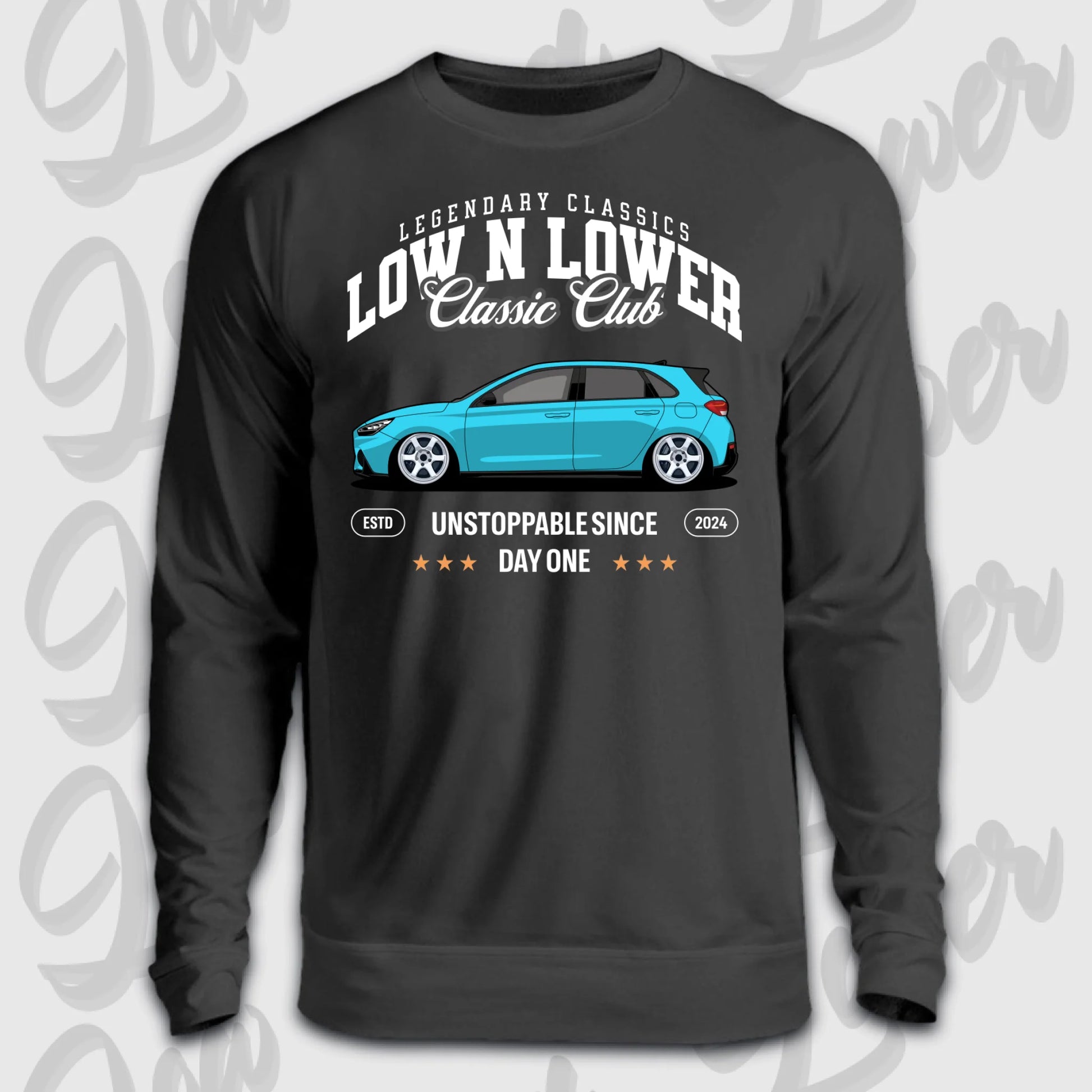 Sweater Front schwarz 