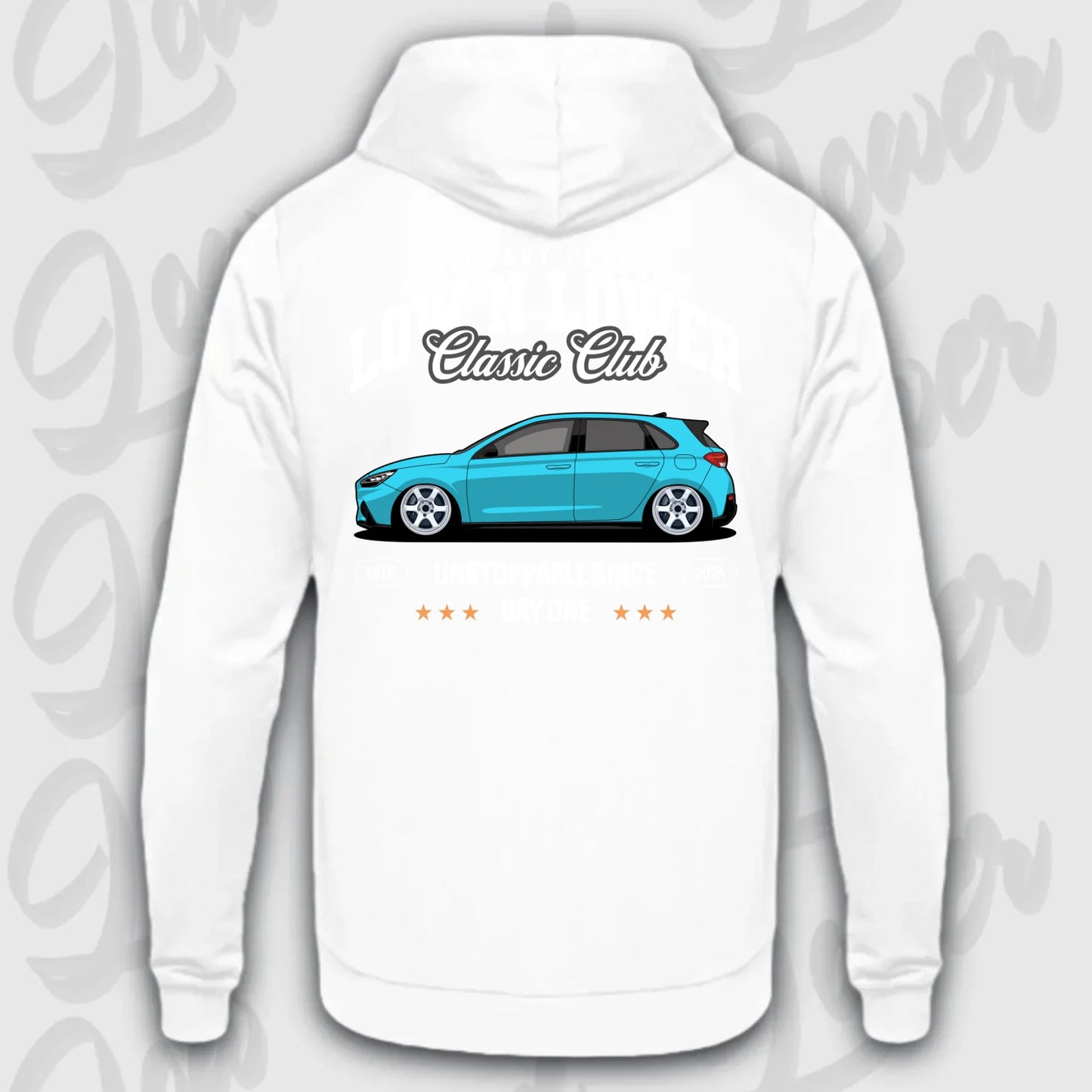 Mockup Stand hoodie teeinblue - Shirt stand 2