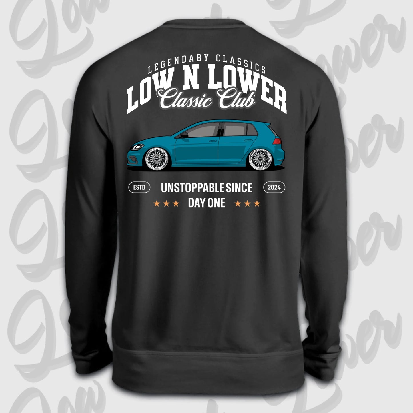 Sweater schwarz back