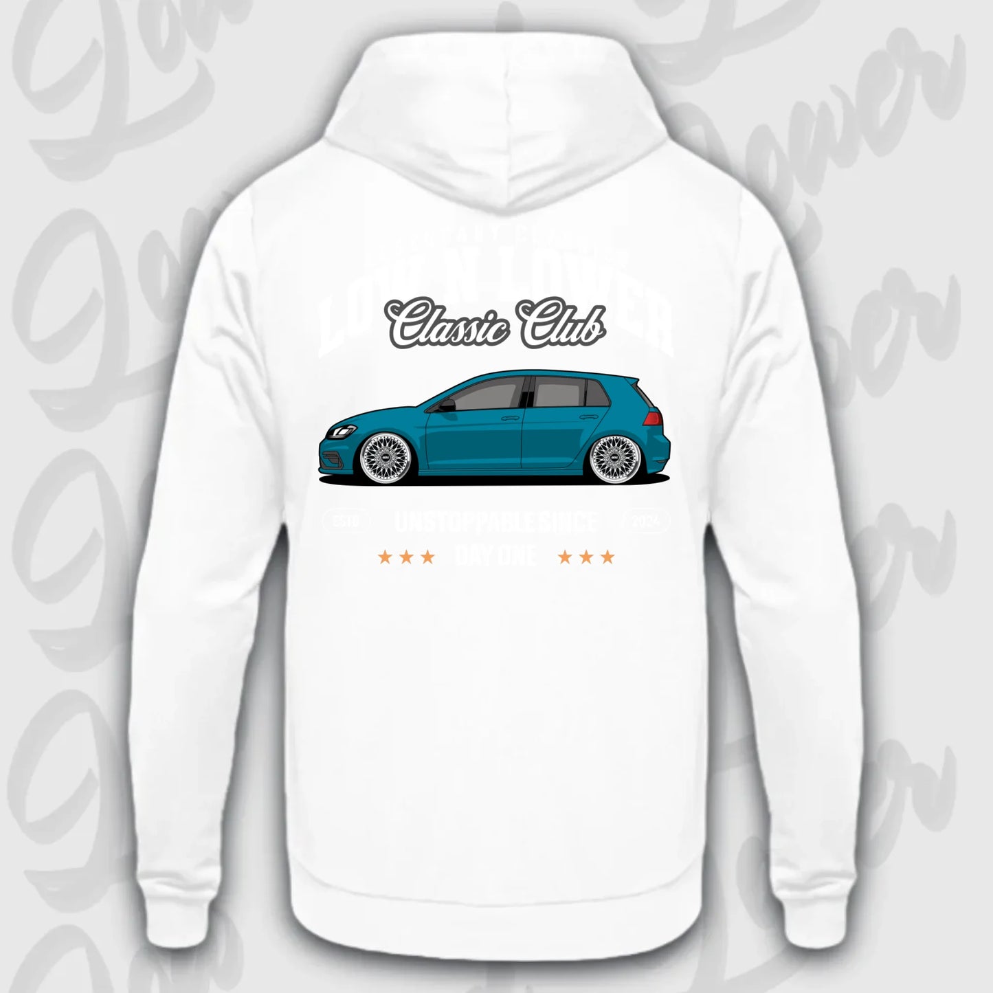 Mockup Stand hoodie teeinblue - Shirt stand 2