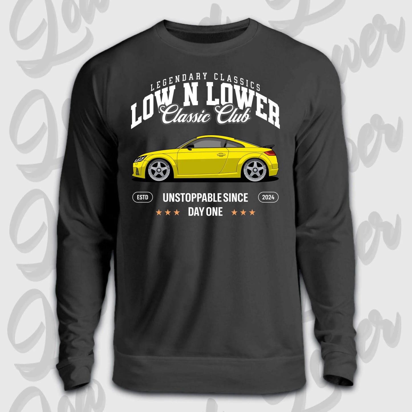 Sweater Front schwarz 