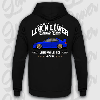 Mockup Stand hoodie teeinblue -      