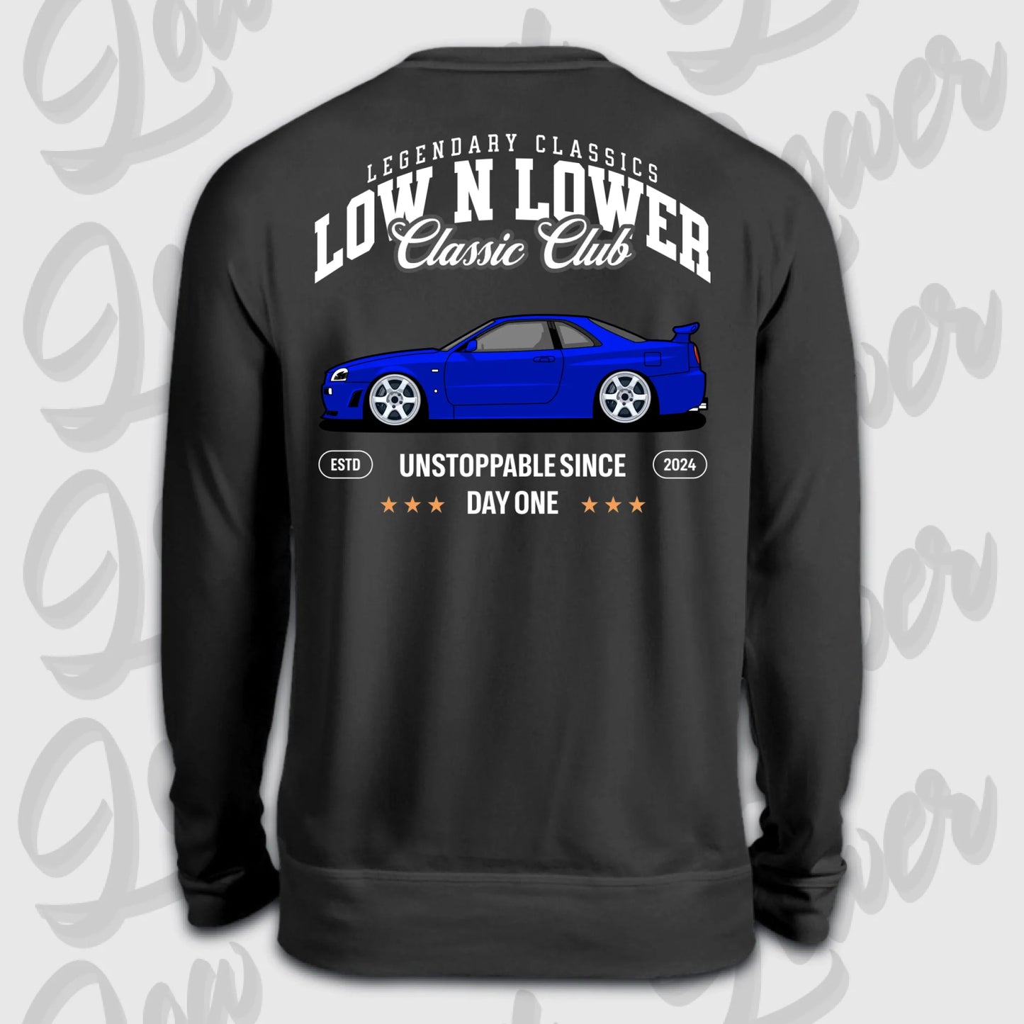 Sweater schwarz back