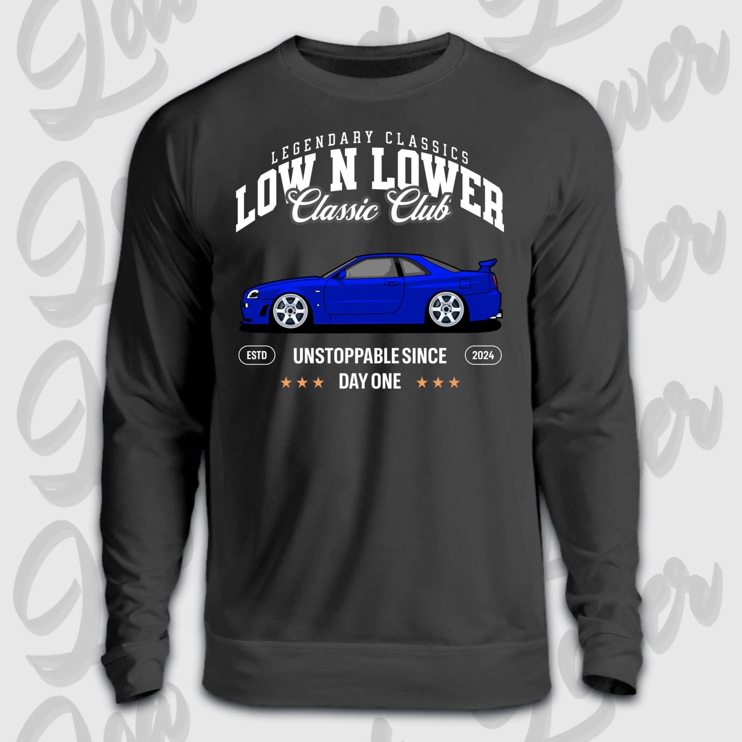 Sweater Front schwarz 