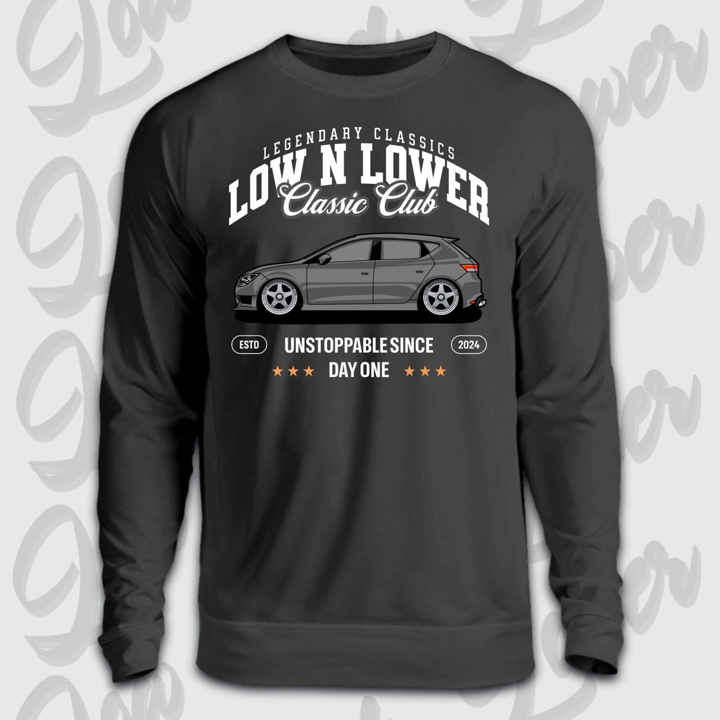 Sweater Front schwarz 