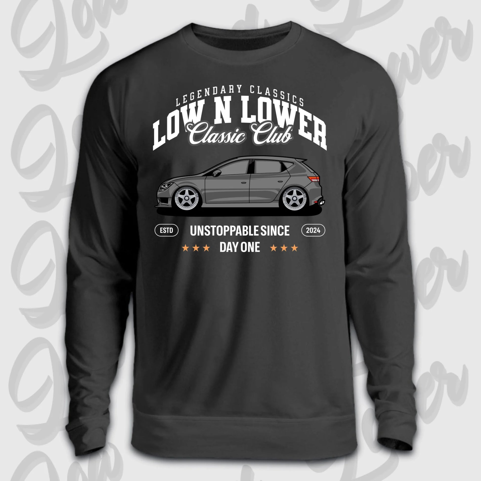 Sweater Front schwarz 