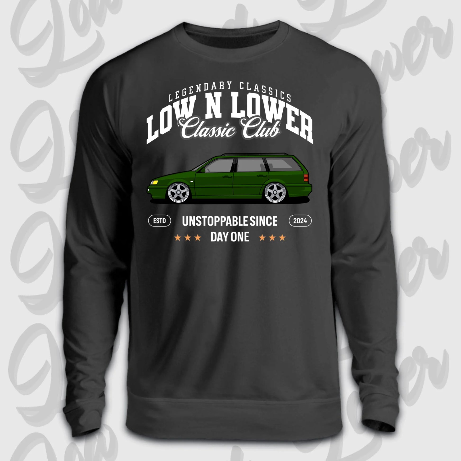 Sweater Front schwarz 