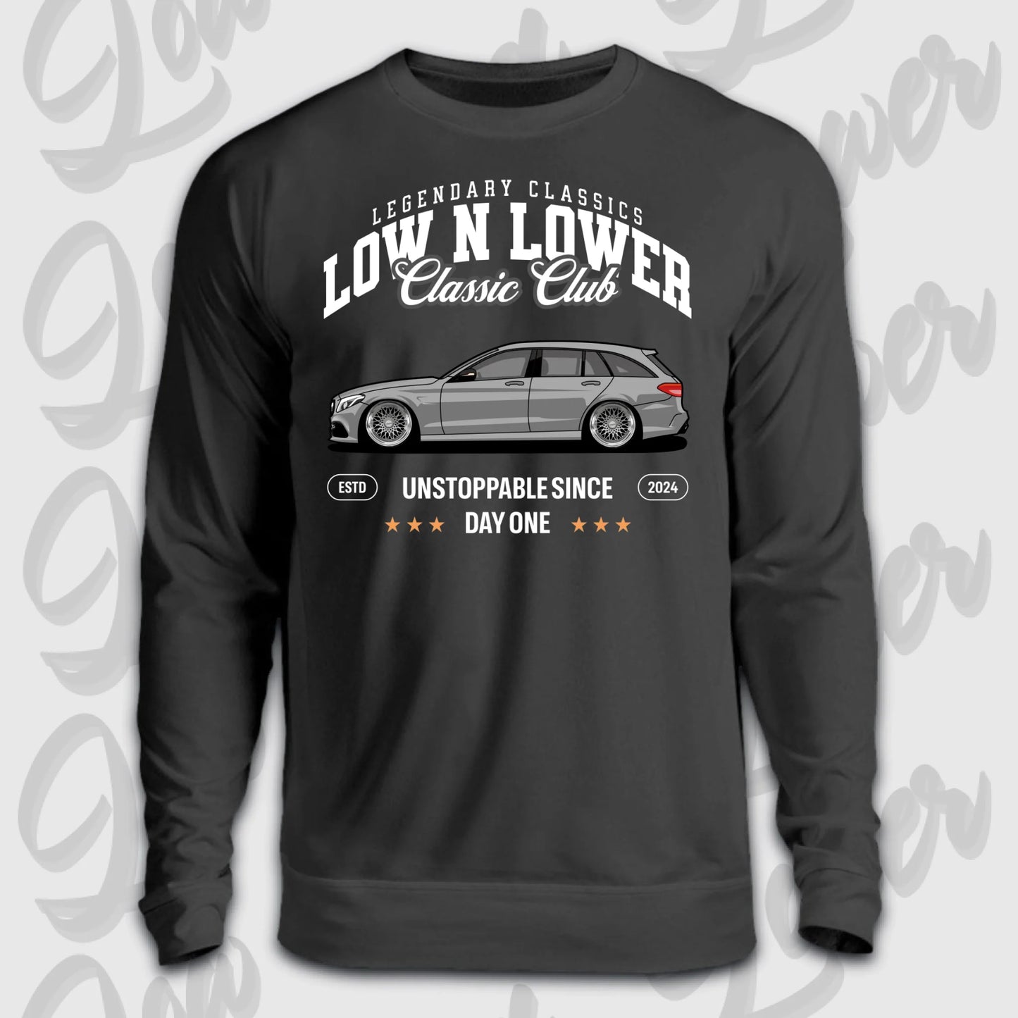 Sweater Front schwarz 