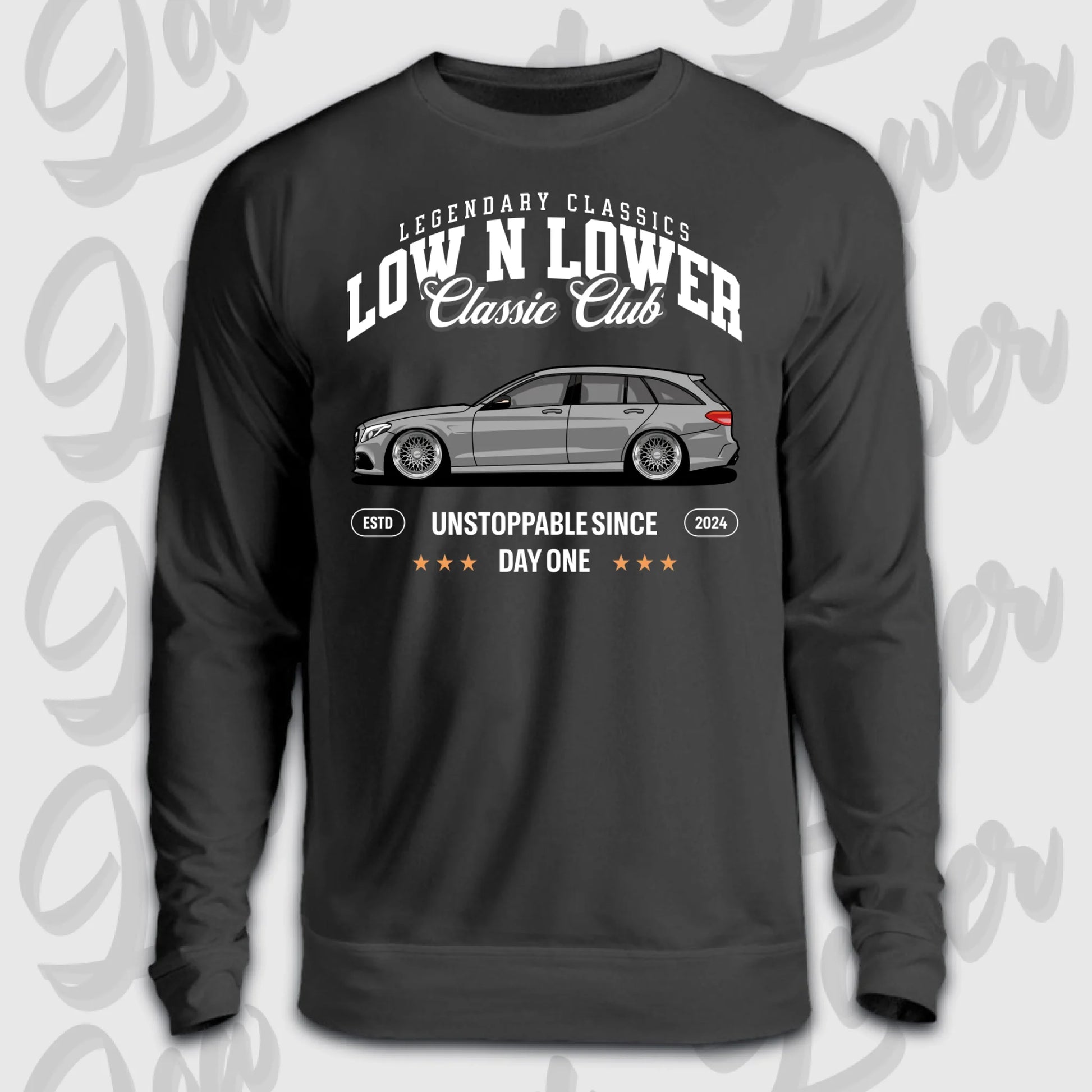 Sweater Front schwarz 